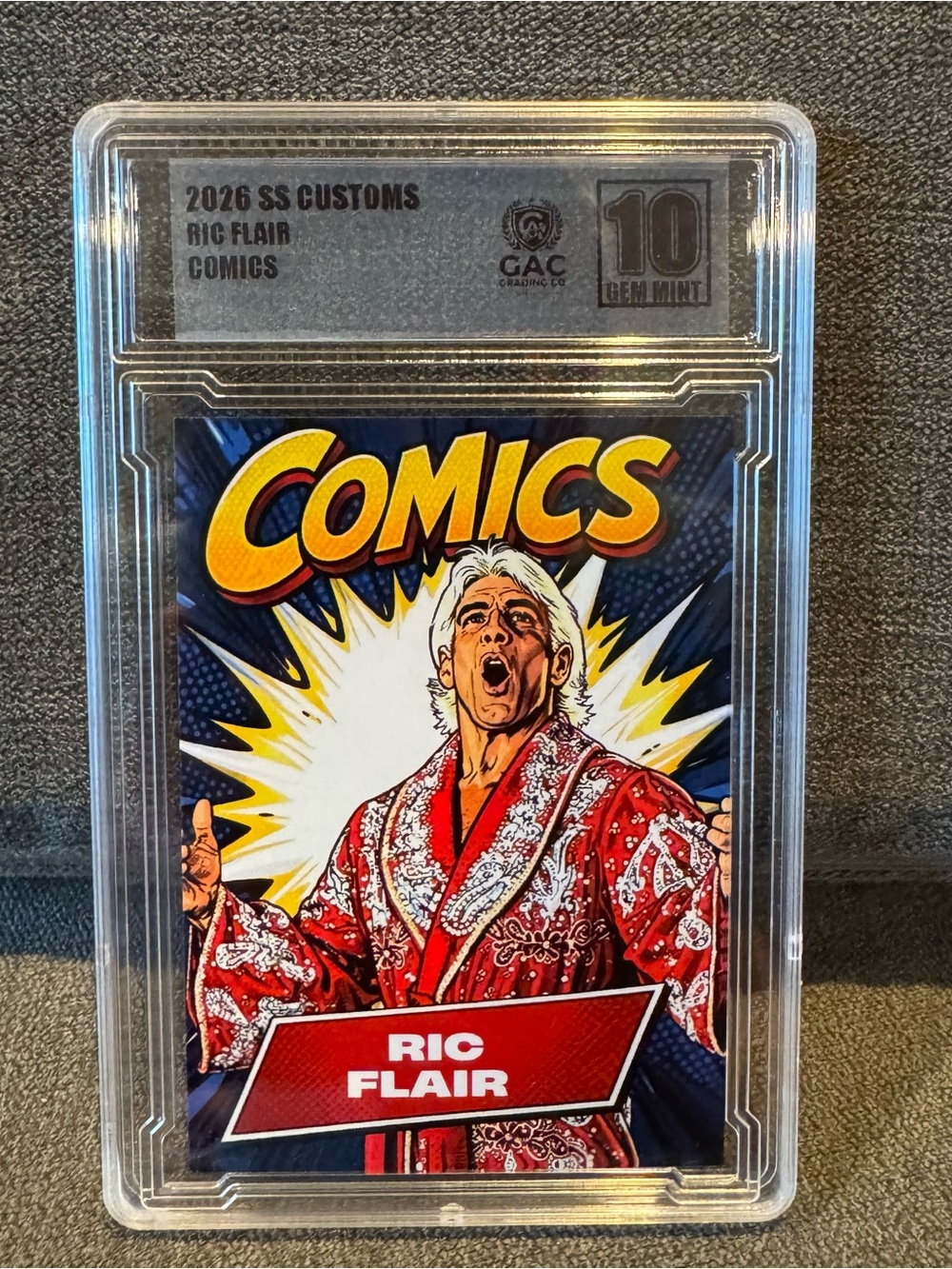 Ric Flair - Comics - SS Customs Graded Trading Card